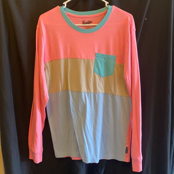 Brooklyn Cloth Other - Men’s Long Sleeve Lightweight Pink Pullover Shirt